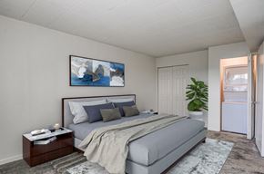 Avalon apartment for rent - the preserve at ballantyne commons bedroom with bed and closet