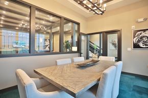 Dayton apartment for rent - A dining room with a large table and chairs.