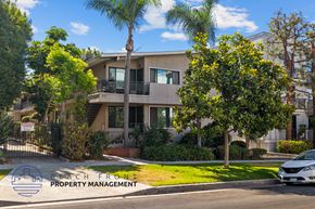 Los Angeles apartment for rent - A house with a sign that says Beach Front Property Management.