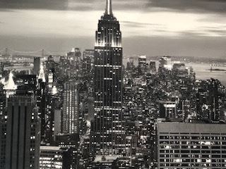 Indio apartment for rent - the empire state building in black and white