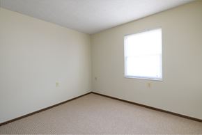 Vandalia apartment for rent - the bedroom of an empty house with a window