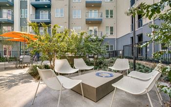 Four master planned courtyards available for viewing options