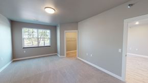 Fargo townhouse for rent - master bedroom, window, closet