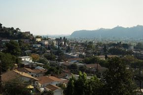Los Angeles apartment for rent - a view of the city from a hill