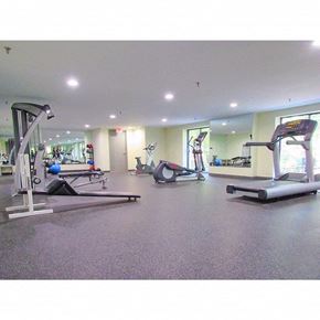 New Britain apartment for rent - a gym with treadmills and other exercise equipment