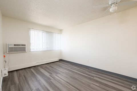 Floor plan for 1 bed, 1 bath, 424 sqft