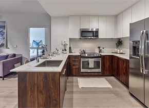 Hoboken apartment for rent - Quartz Counter Tops & Stainless Steel Appliances