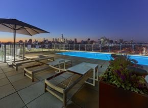 Hoboken apartment for rent - Rooftop Pool with Views of Bew York City