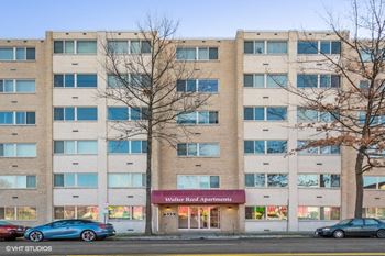 The building where the apartment is located