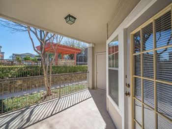 Private patio or balcony
