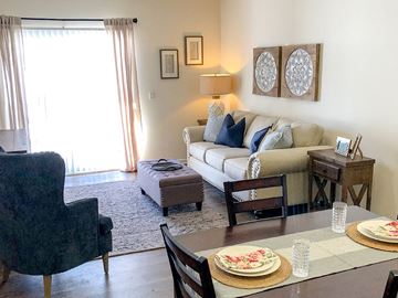 O'fallon apartment for rent - a living room with a table and a couch