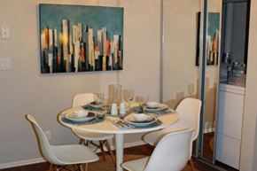 Riverside apartment for rent - Dining Table in Apartment Model