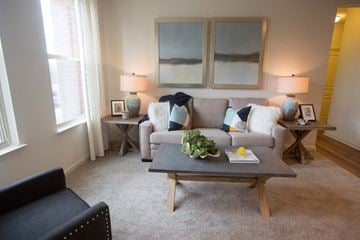 Marietta apartment for rent - a living room with a couch and a table