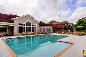 Resort-style swimming pool