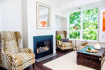 Altitude residences - fireplace