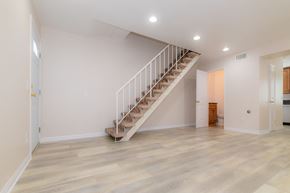 Glendale apartment for rent - A room with a staircase and wooden flooring.