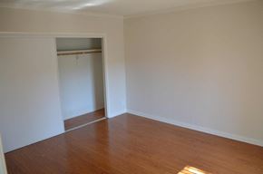Sun Valley apartment for rent - an empty room with wooden floors and a closet