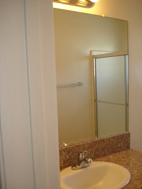 Floor plan for 1 bed, 1 bath
