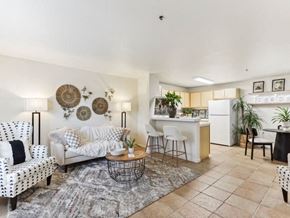 Davis apartment for rent - A living room at The Colleges at La Rue.