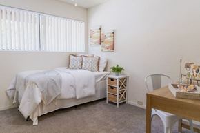 Davis apartment for rent - A bedroom in a model apartment at Cranbrook.