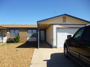 Snyder house for rent - a house with a car parked in front of it