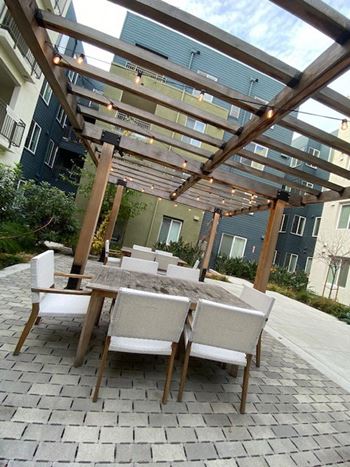 Outdoor courtyard