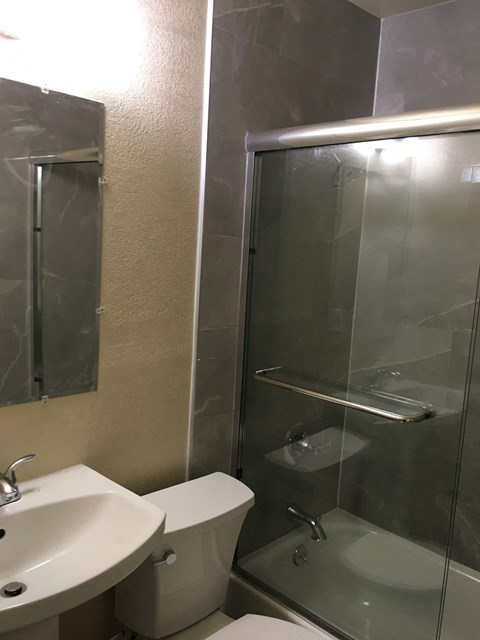 Floor plan for 1 bed, 1 bath