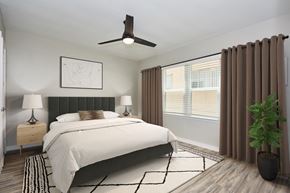 West Hollywood apartment for rent - Beautifully designed spacious bedroom with king bed