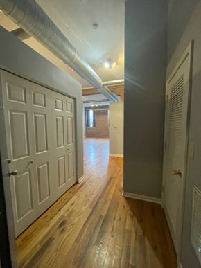 Chicago apartment for rent - an empty room with a white door