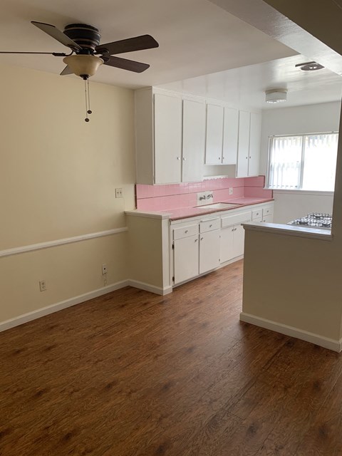 Floor plan for 1 bed, 1 bath, 905 sqft