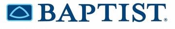 Brandon apartment for rent - The image shows the word "BAPTIST" in blue letters with a blue square containing a white triangle above the letter 'A'.