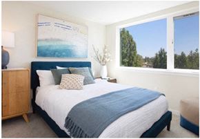 Shoreline apartment for rent - Cozy Bedroom with Large Windowsat Arabella Apartment Homes, Shoreline, WA