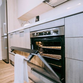 Premium stainless-steel appliances