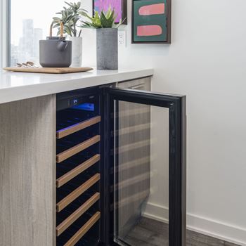 Built-in wine refrigerators