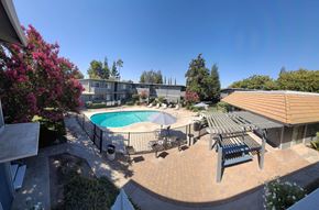 Modesto apartment for rent - a view of the pool at our apartments