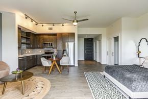 Coral Gables apartment for rent - Living Room and Kitchen