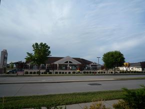 Fargo apartment for rent - the front of a restaurant on the side of a street