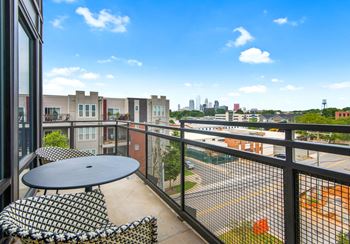 Full-size or juliet balconies with sliding window walls
