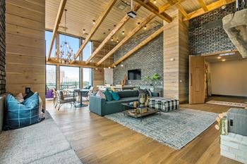 Sky lounge with breathtaking city views