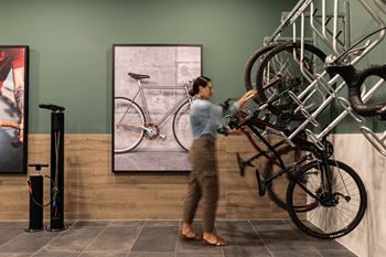 Bike repair shop and storage
