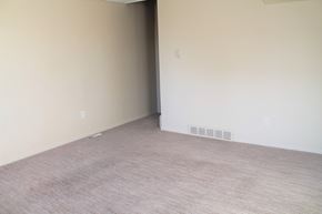Brandon apartment for rent - an empty room with a white wall and a carpet