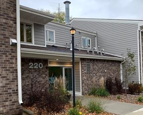 Northfield apartment for rent - a building with a street light in front of it