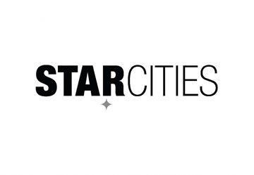 New York apartment for rent - A black and white image of the word "STARCITIES" with a small star symbol.