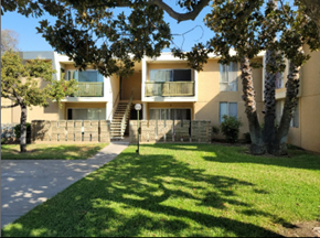 El Cajon apartment for rent - Exterior view of building with grass