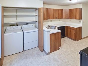 Full-size washer & dryer in home