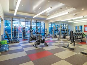Houston apartment for rent - Fitness center at Block 334 Apartments