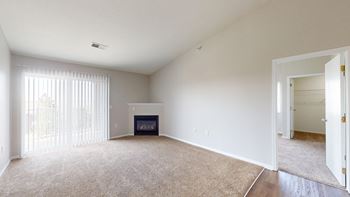 Fireplaces and vaulted ceilings select units