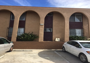 San Diego apartment for rent - a building with cars parked in front of it