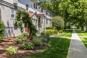 Middletown apartment for rent - a sidewalk in front of an apartment building