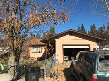 Hayfork house for rent - a house with a truck parked in front of it
